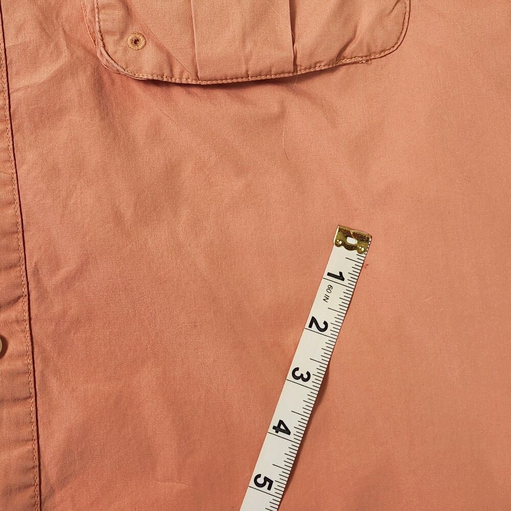 Woolrich Discovery Quest Men's XL Vented Fishing Shirt Dark Salmon - Picture 4 of 7